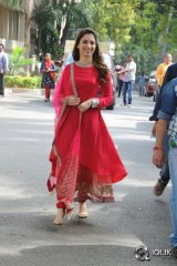 Tamannah at Bengal Tiger Movie Press Meet